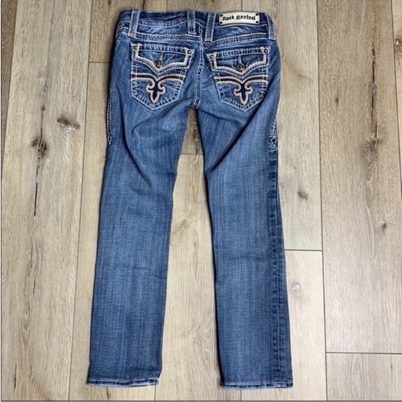 Rock Revival Trixie Straight Denim Blue - Picture 6 of 9